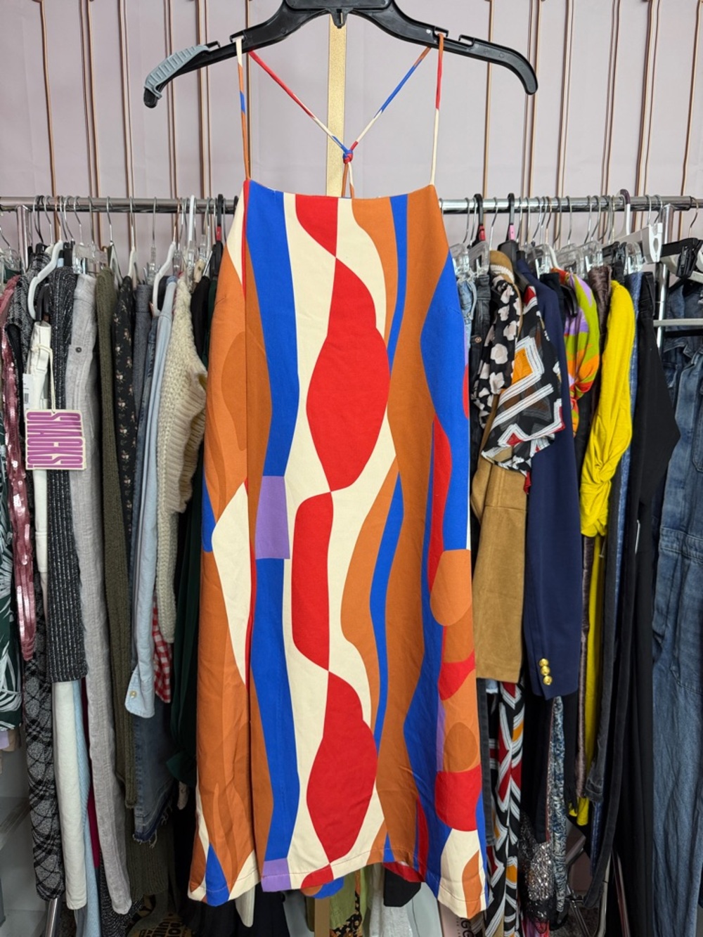 Anthropologie Hosbjerg Greta Adele Slip Dress- Multi. Size S - Picture 2 of 13